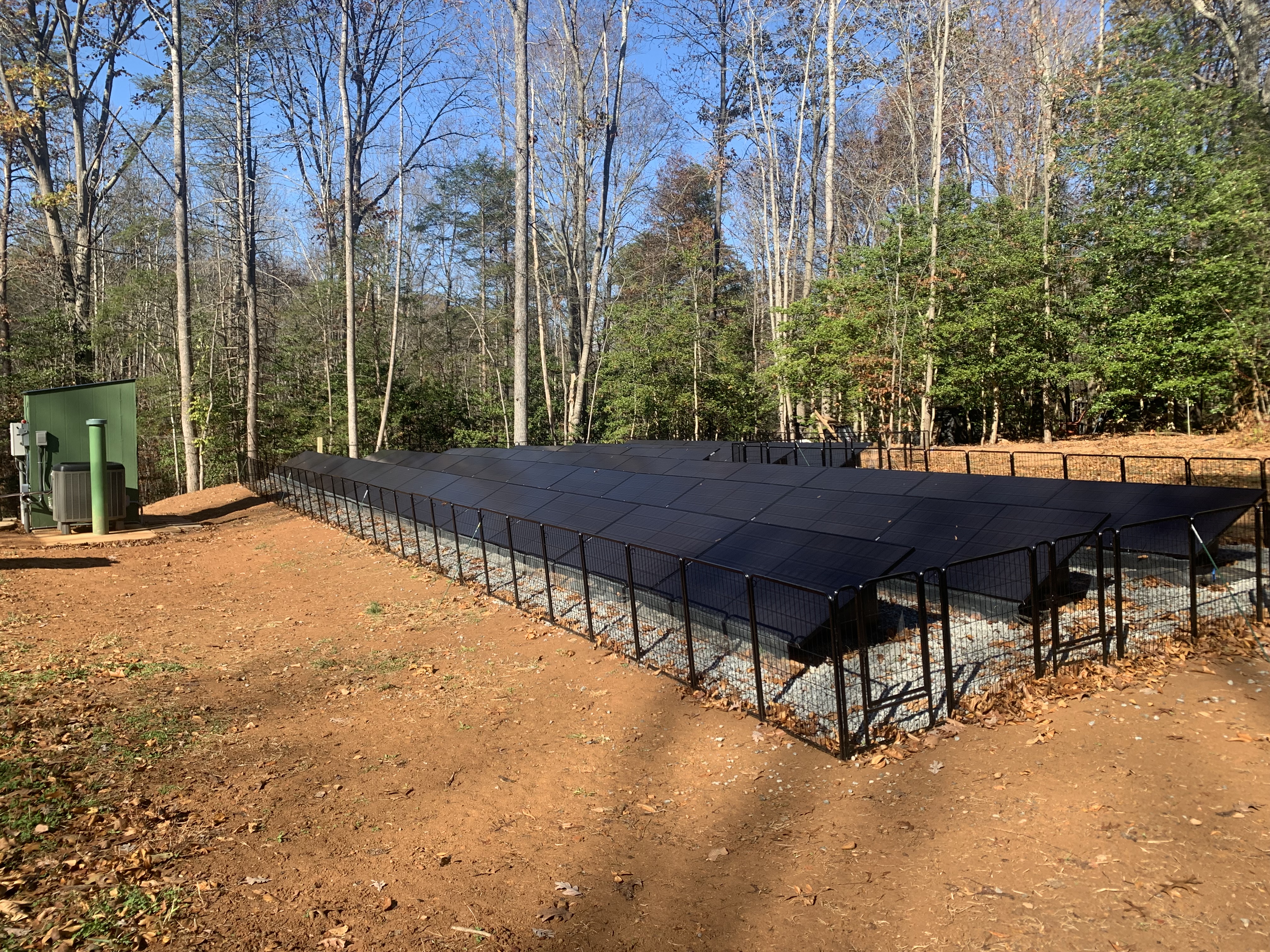 James Francis Reed's solar panels. Courtesy of Reed. 