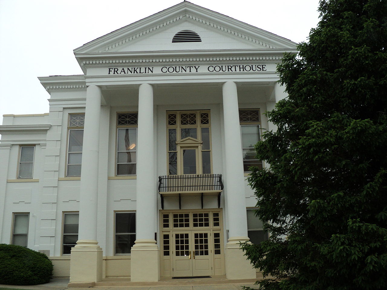 The Franklin County Courthouse. Courtesy of Marmeduke Percy.