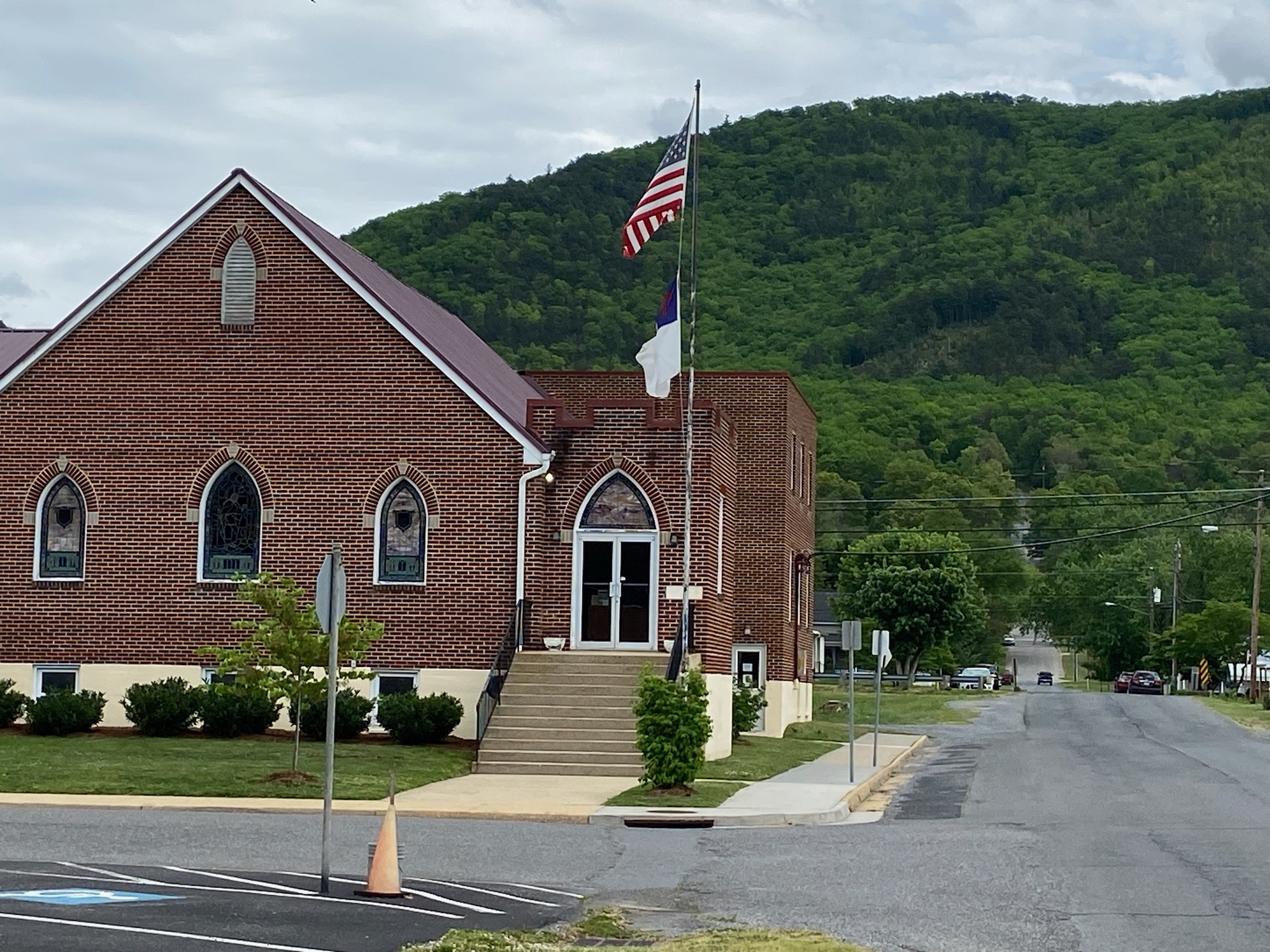 Charlie Manuel's father, Charles Sr. was the pastor here at Pentecostal Holiness Church in Buena Vista. Photo by Robert Anderson.