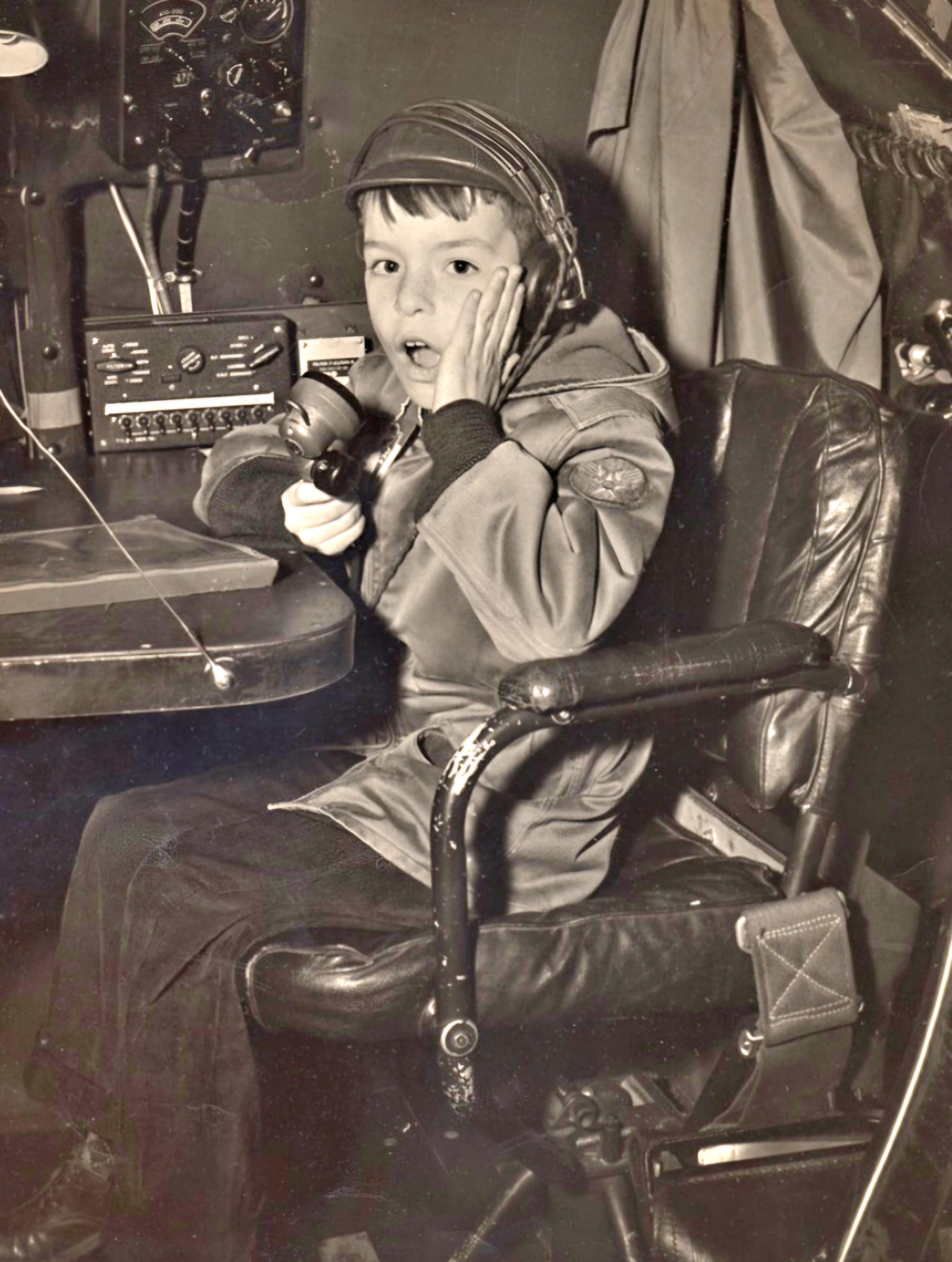 Young John R. Hilliard, the youngest military family dependent in Europe in post-World War II, made the New York Times in 1946. Credit: John Hilliard