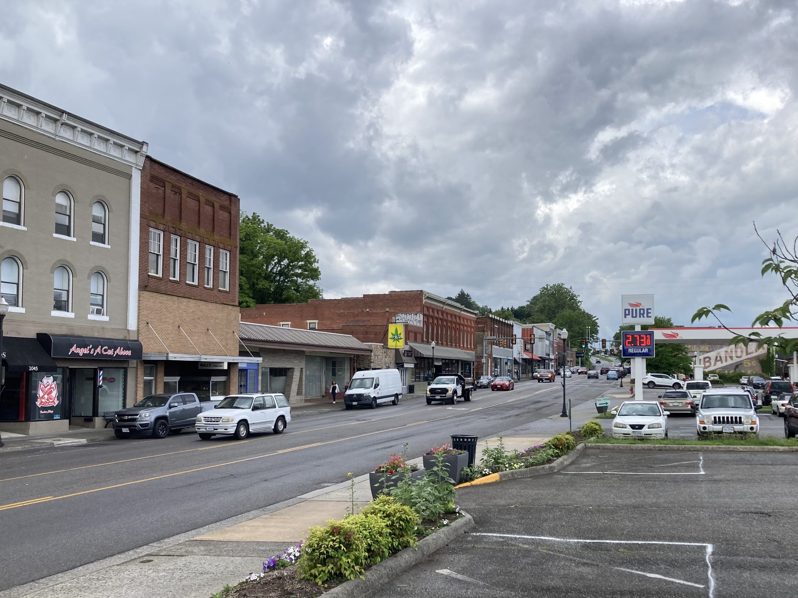 Downtown Radford. Staff photo.