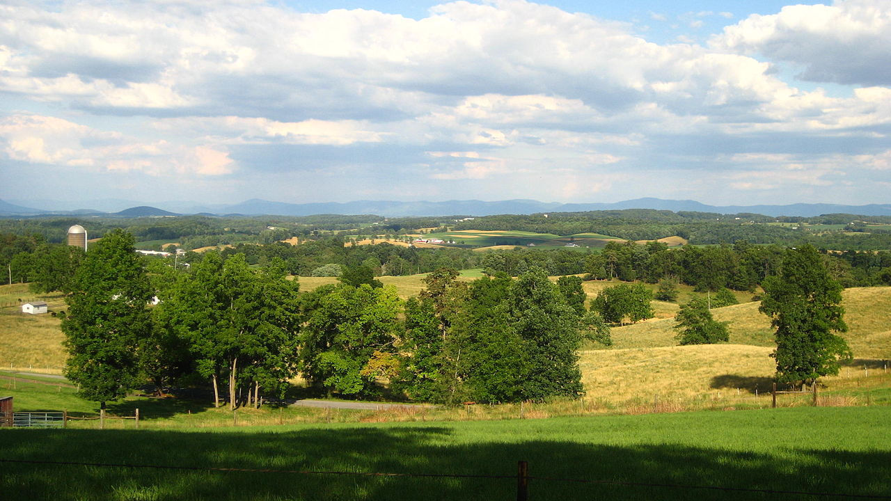 A panoramic view of contemporary Augusta County. Courtesy of L. Hamilton.