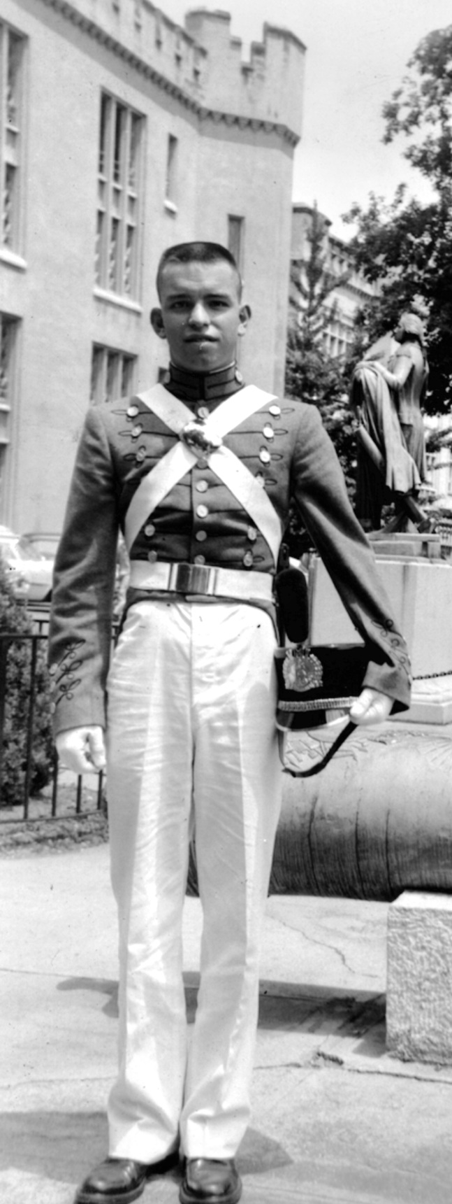 Virginia Military Institute Cadet John R. Hilliard chose VMI over West Point in 1956. Credit: John Hilliard