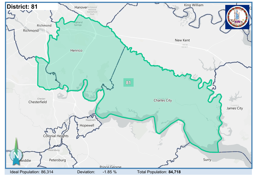 House District 81. Courtesy of Virginia Supreme Court.