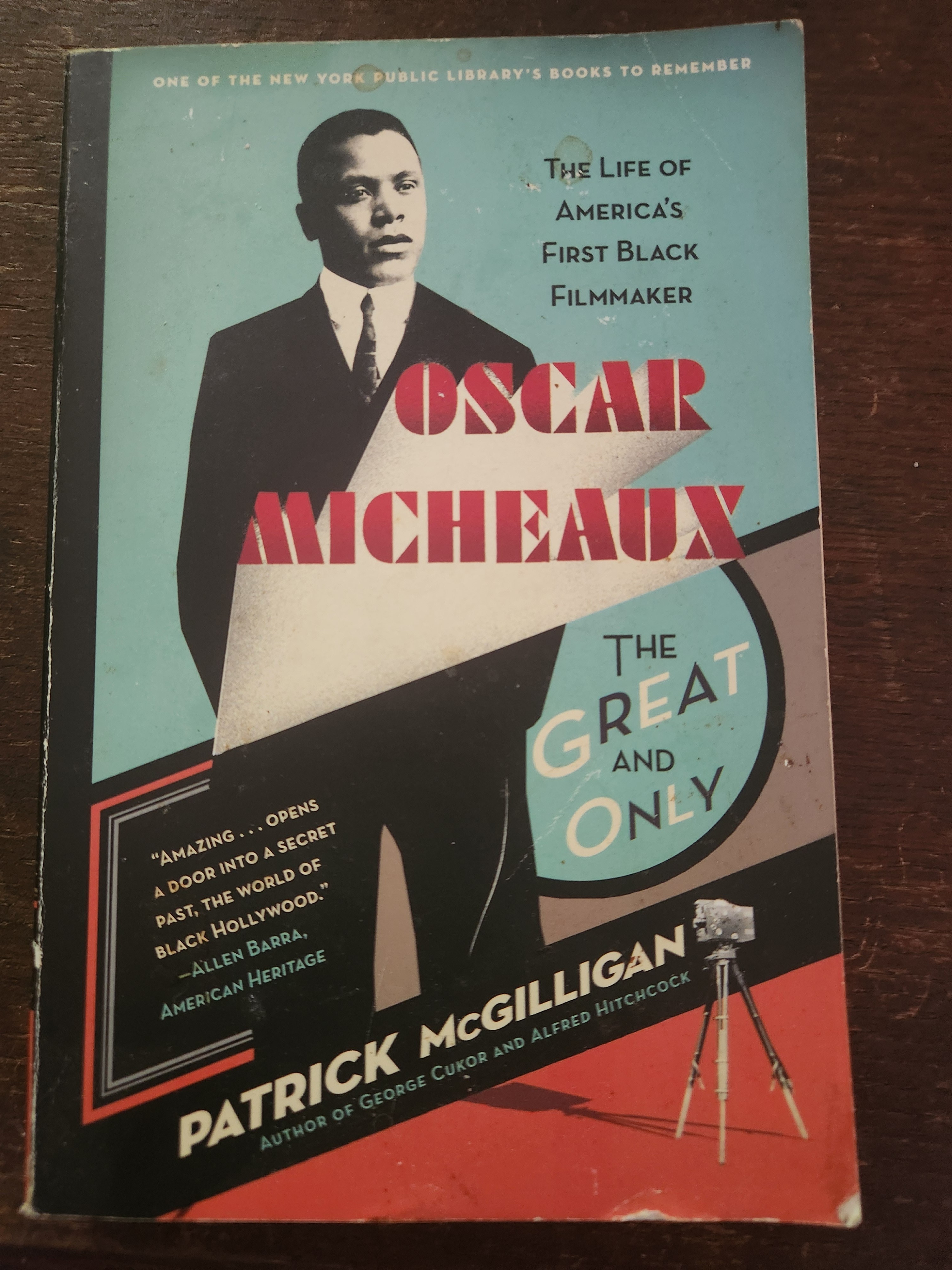 The cover of "Oscar Micheaux: The One and Only" by Ptrick McGilligan.
