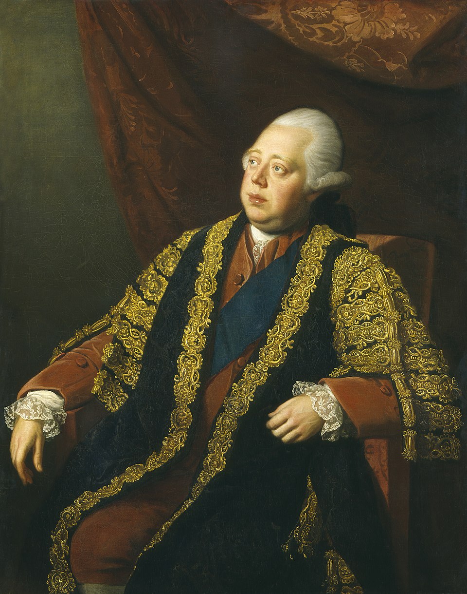 Lord North, as painted by Nathaniel Dance. Courtesy of National Portrait Gallery. 