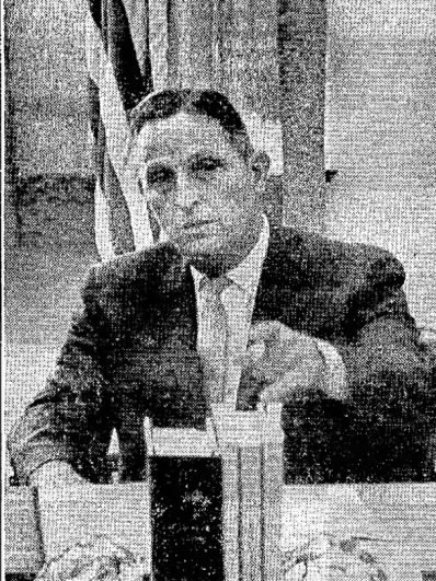 a photograph of former Danville mayor Julian Stinson from a 1963 edition of the Danville Bee newspaper.