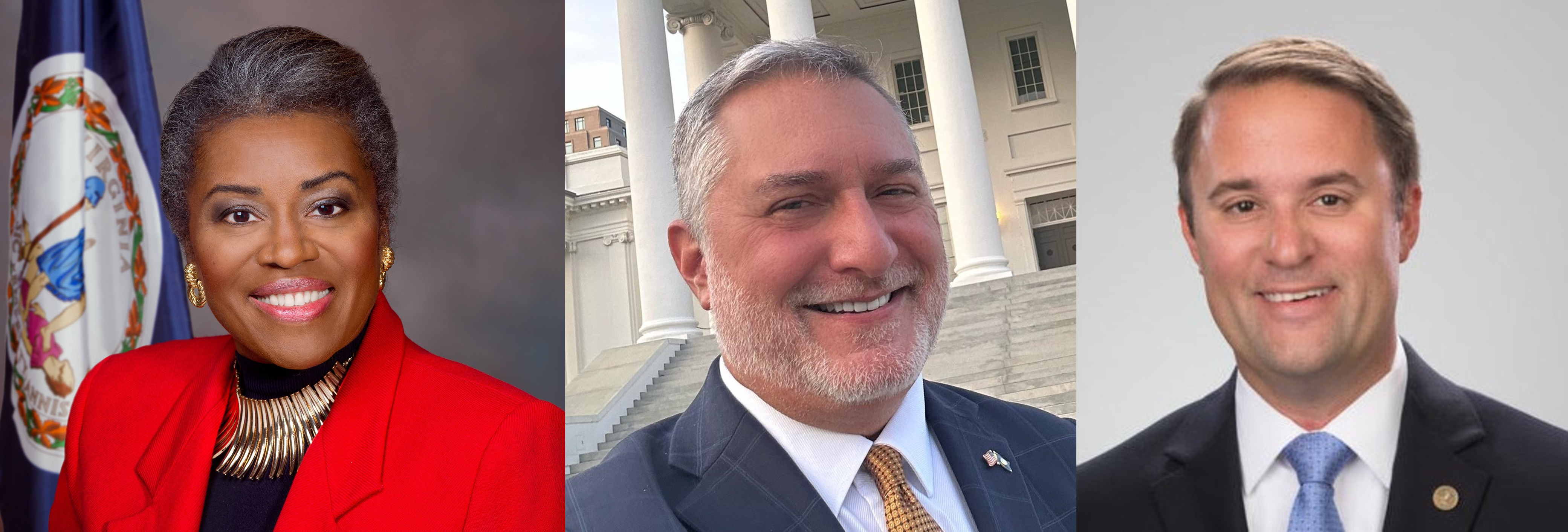 The Republican ticket: Winsome Earle-Sears for governor, John Reid for lieutenant governor, Jason Miyares for attorney general.