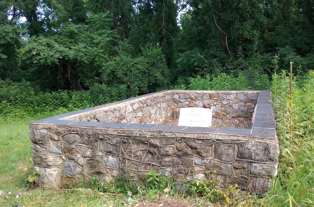 By July 30, the graveyard had been cleaned up by a crew sent by the Sons of the American Revolution. Randy Walker photo.