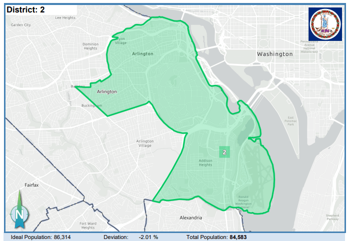 House District 2. Courtesy of Virginia Supreme Court.