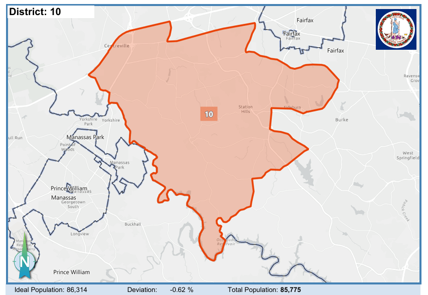 House District 10. Courtesy of Virginia Supreme Court