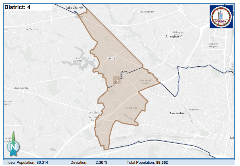 House District 4. Courtesy of Virginia Supreme Court.