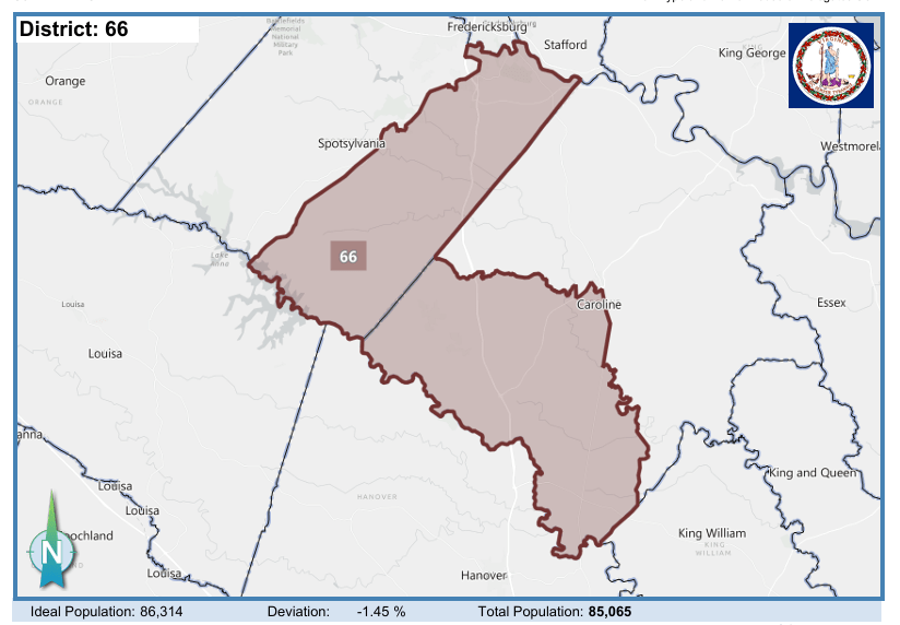 House District 66. Courtesy of Virginia Supreme Court.