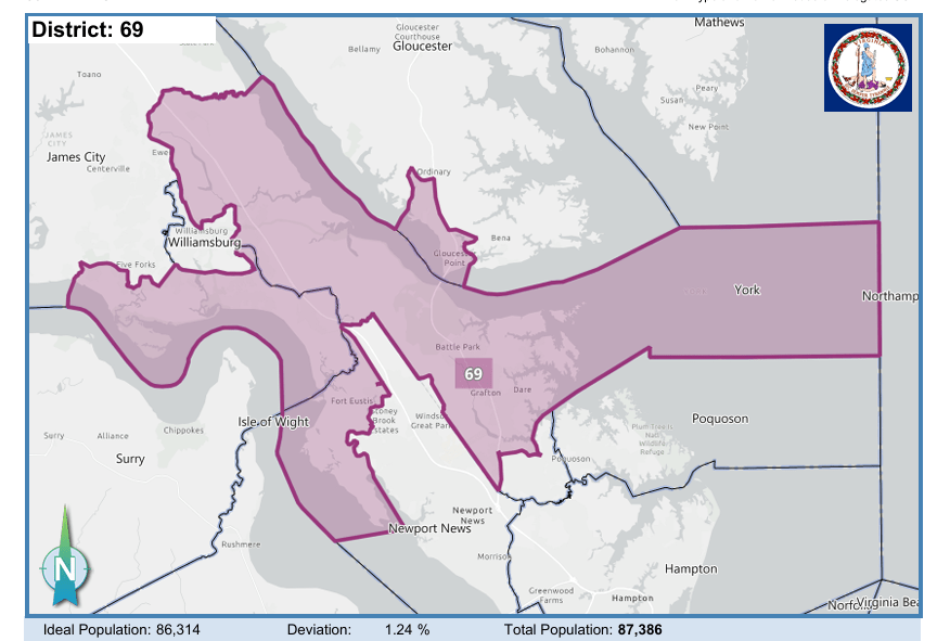 House District 69. Courtesy of Virginia Supreme Court.