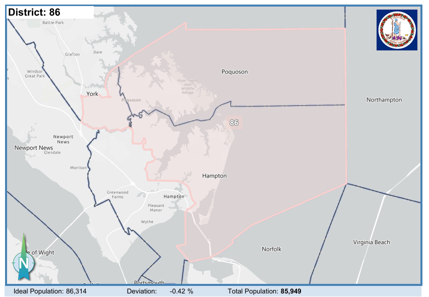 House District 86. Courtesy of Virginia Supreme Court