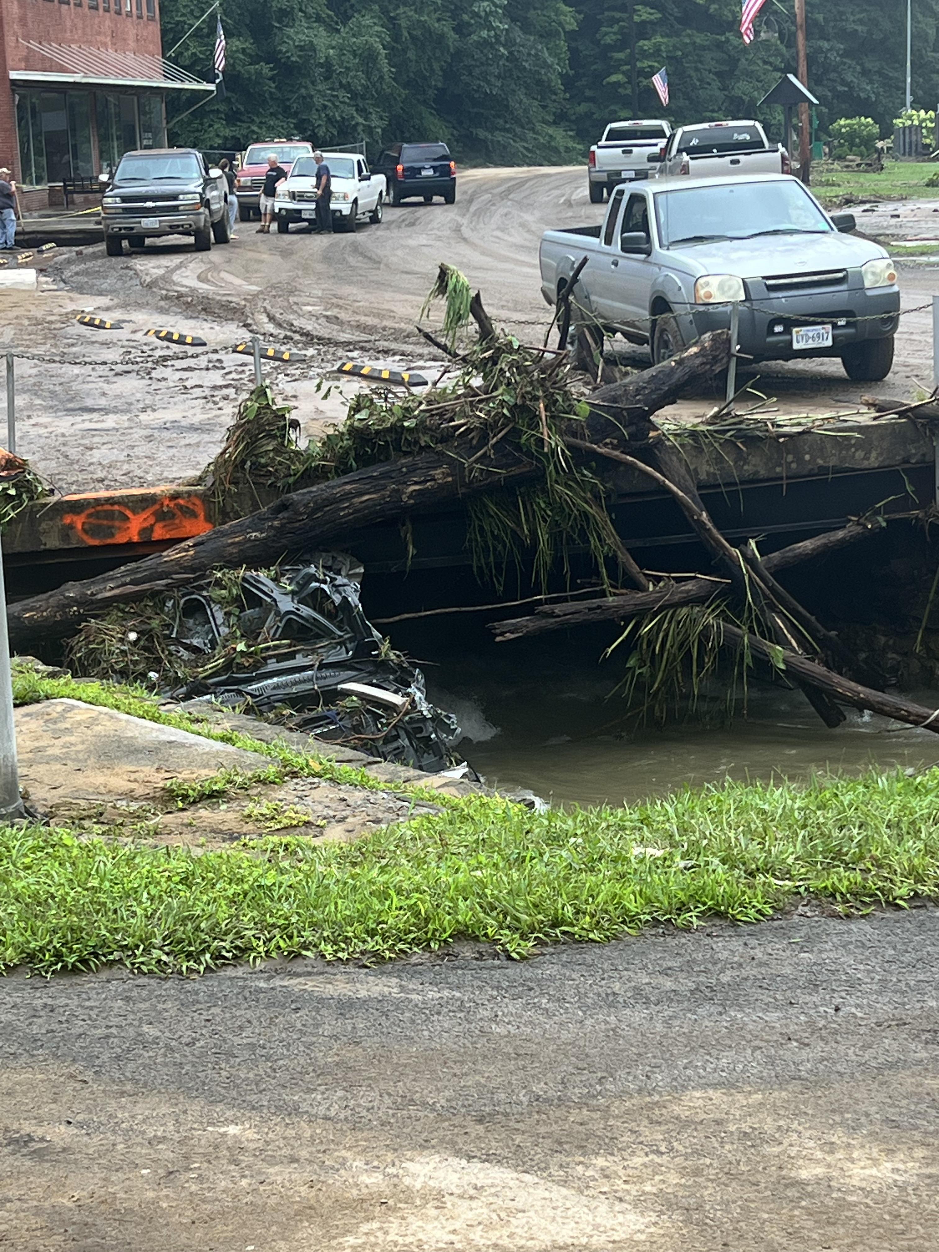 Flood damage in Dante. Courtesy of state Sen. Todd Pillion.