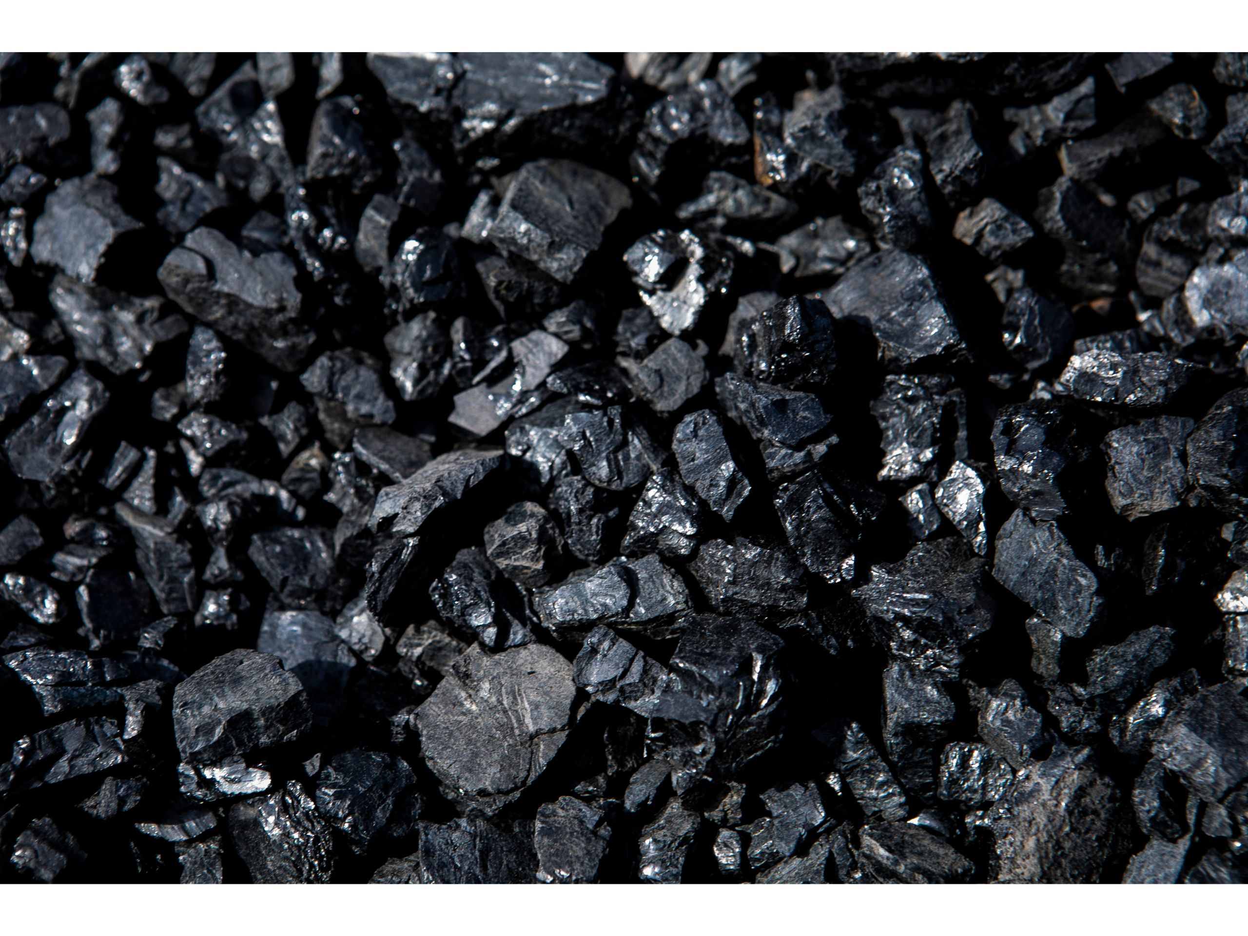 closeup image of a pile of coal