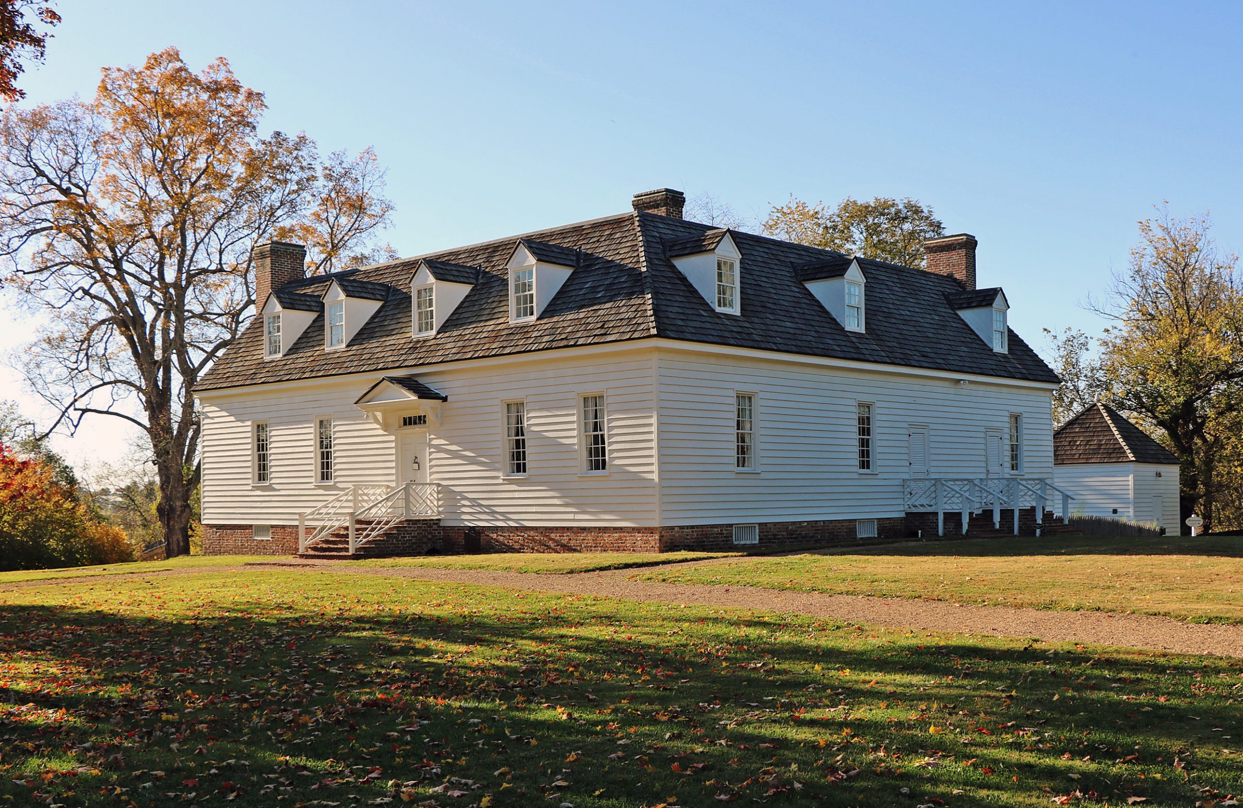 Fleming's Belmont may have resembled William Preston's Smithfield, pictured here in 2022 by Elizabeth Lipford, Virginia Department of Historic Resources. 