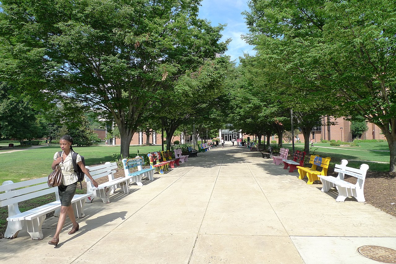 The George Mason University campus. Courtesy of Slayer.