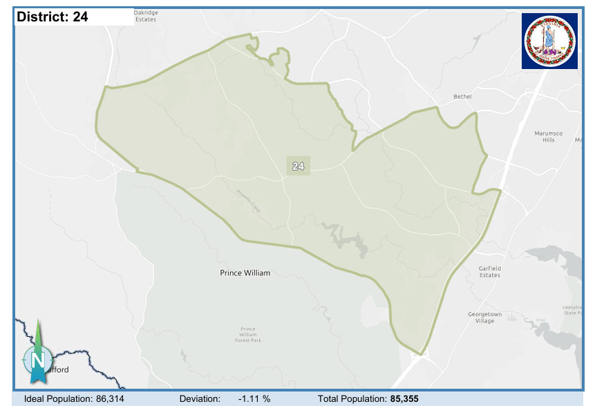 House District 24. Courtesy of Virginia Supreme Court.