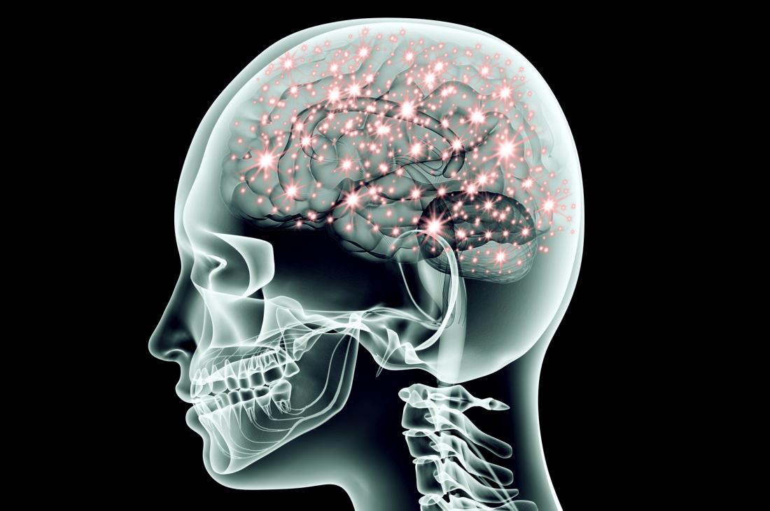 electrical impulses in the brain