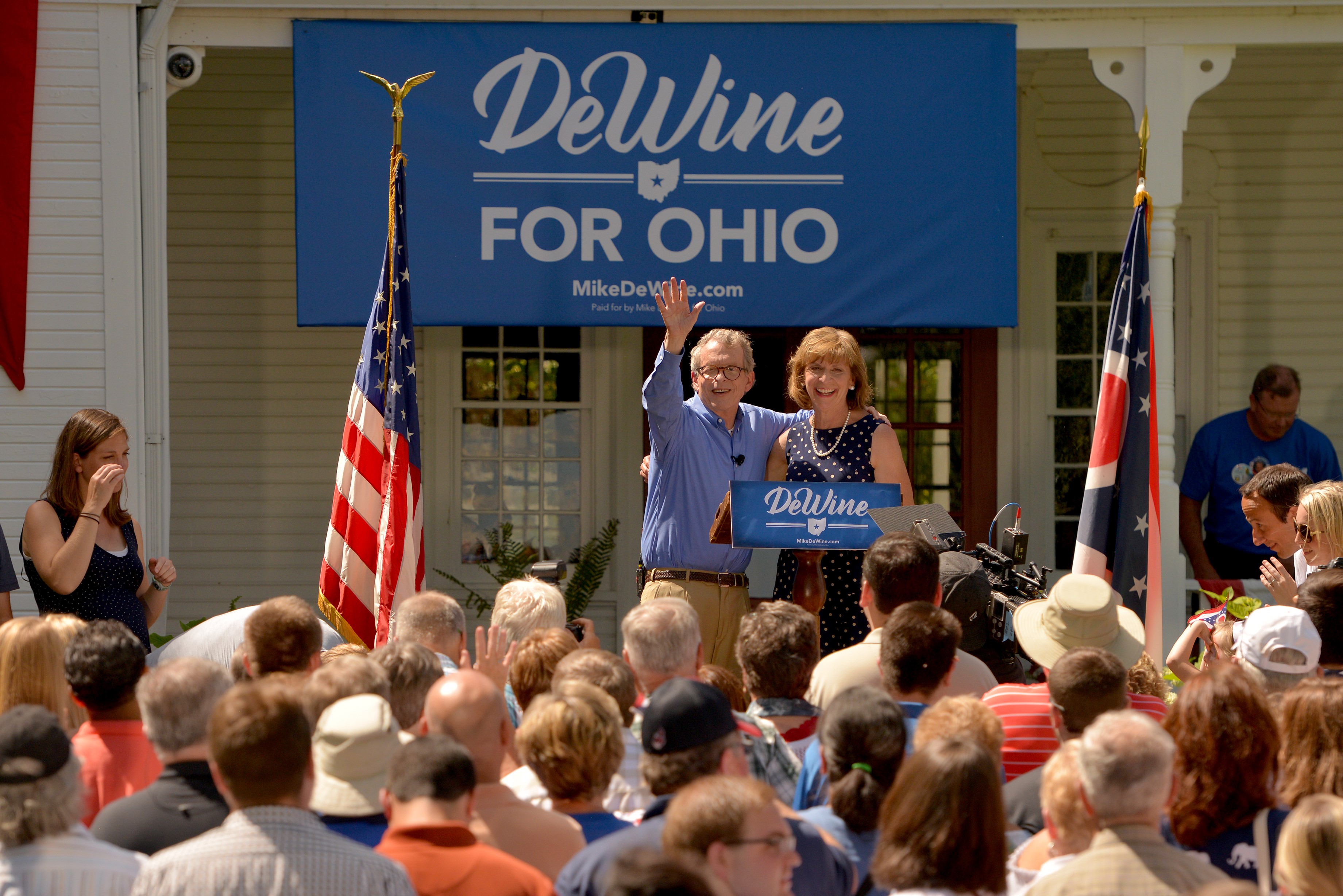 Photo provided courtesy of DeWine campaign.