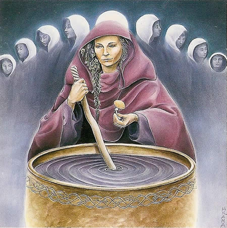Pantheon Gallese La Dea Ceridwen Celticworld