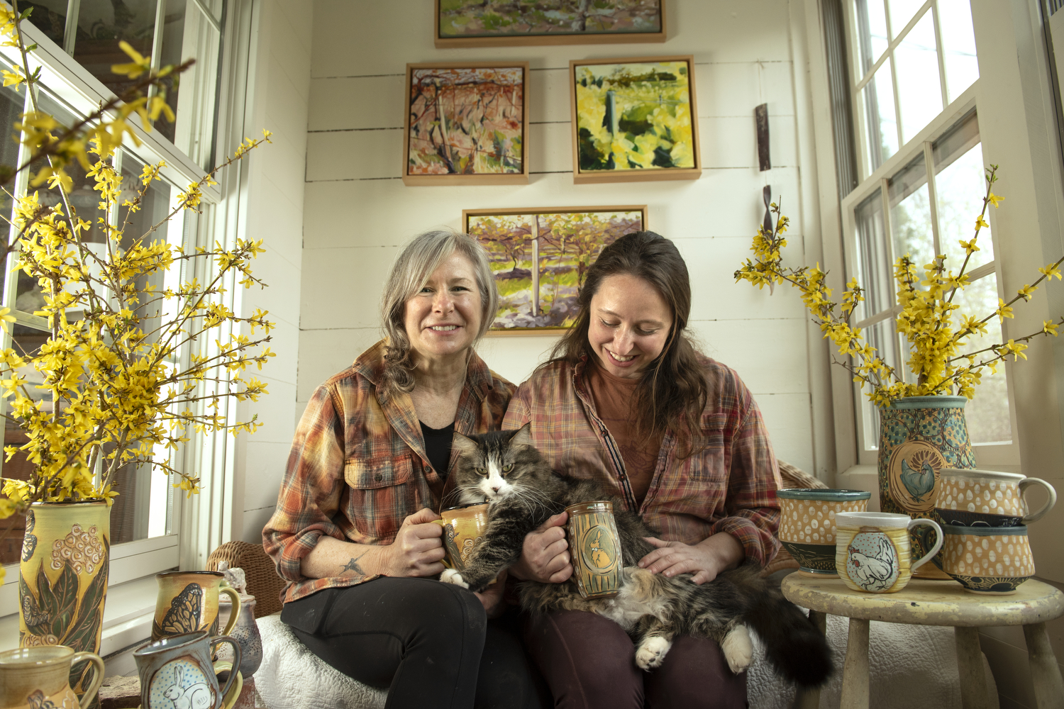 Smokepail Studios’ mother-daughter duo finds connection to art and each other through pottery