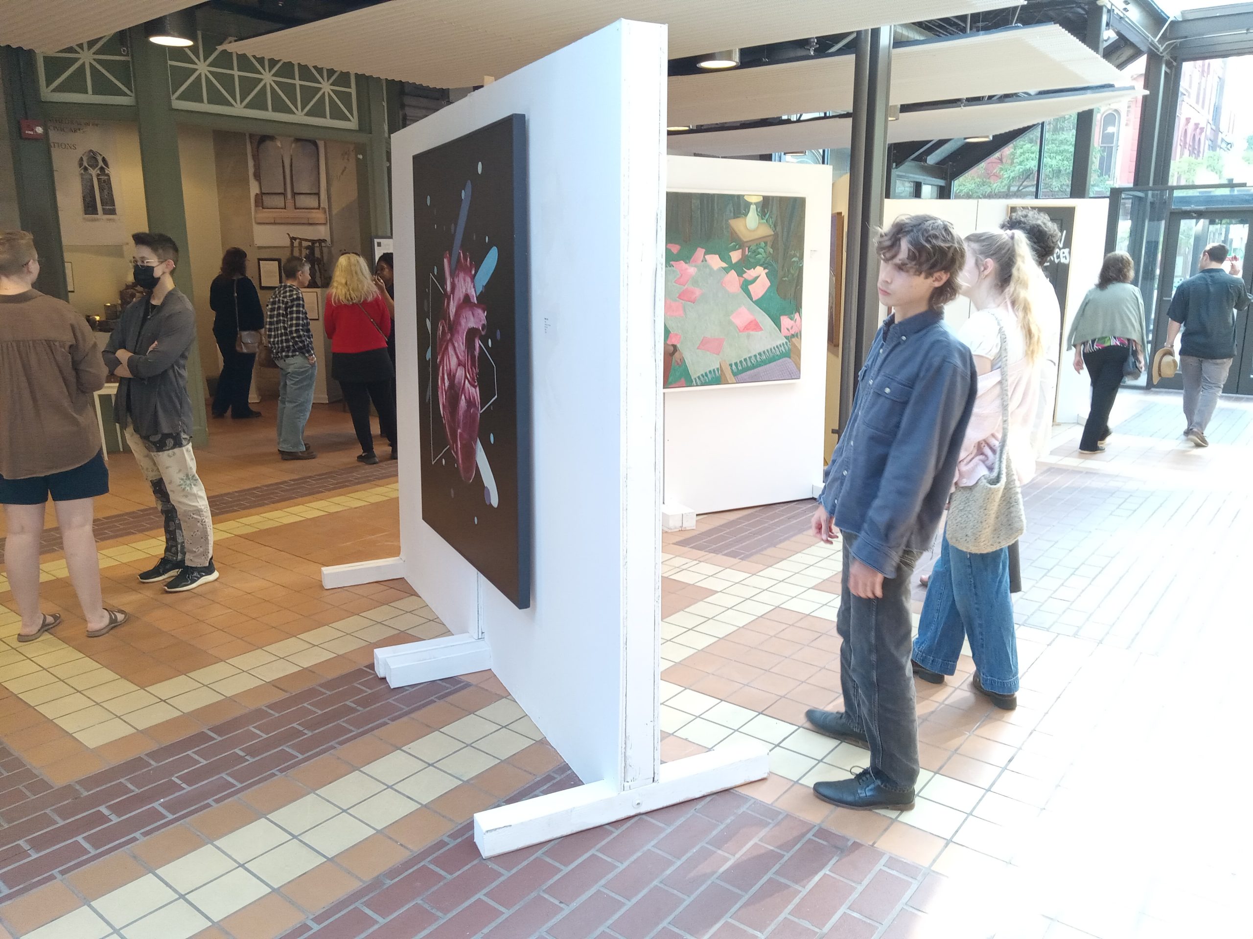 ‘Eight Artists: An Invitational’ in the Atrium features a wide range of local artists