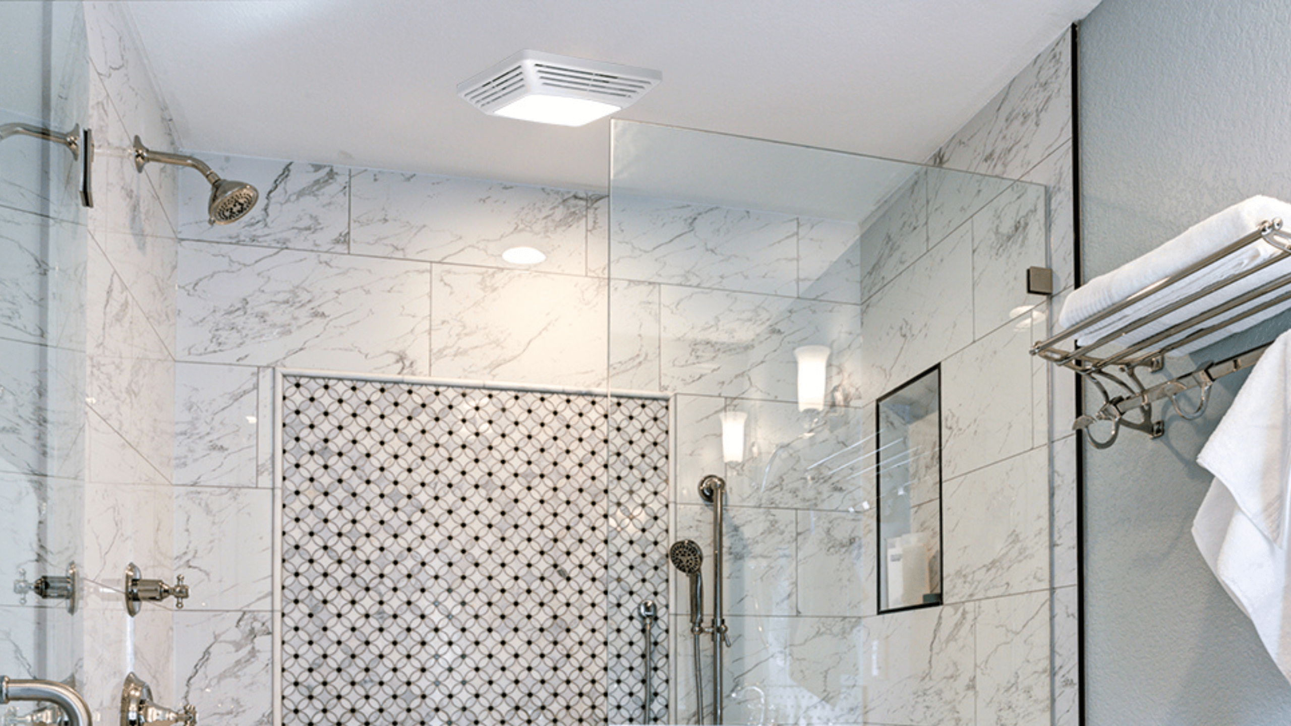 Bathroom Exhaust Fans with light