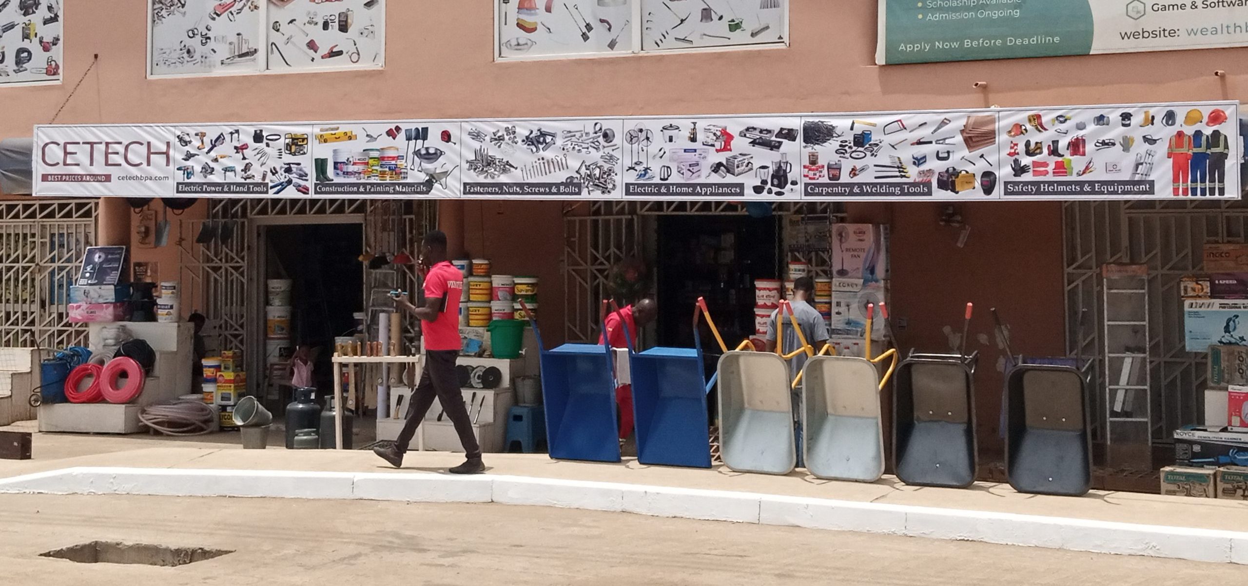 Cetech Ghana shop Hardware store
