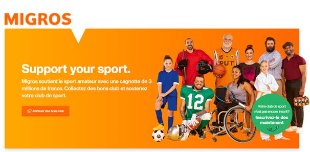 Support Your Sport Campagne Migros Club Fauteuil Roulant De La Gruyere