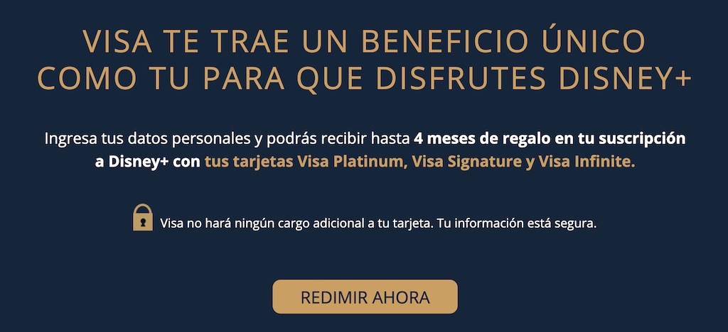 Disney Gratis Para Clientes Visa Como Acceder Al Beneficio Chocale