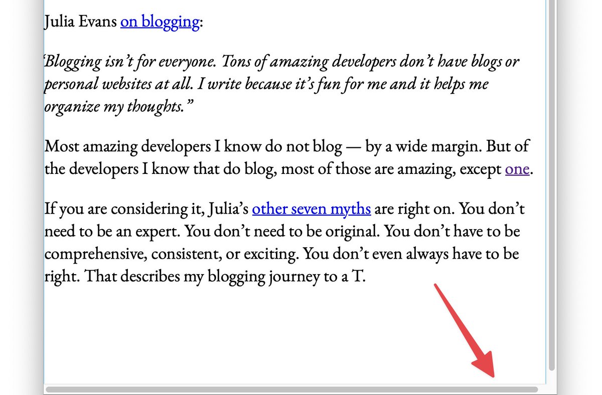 horizontal scrollbar triggered by hanging indentation
