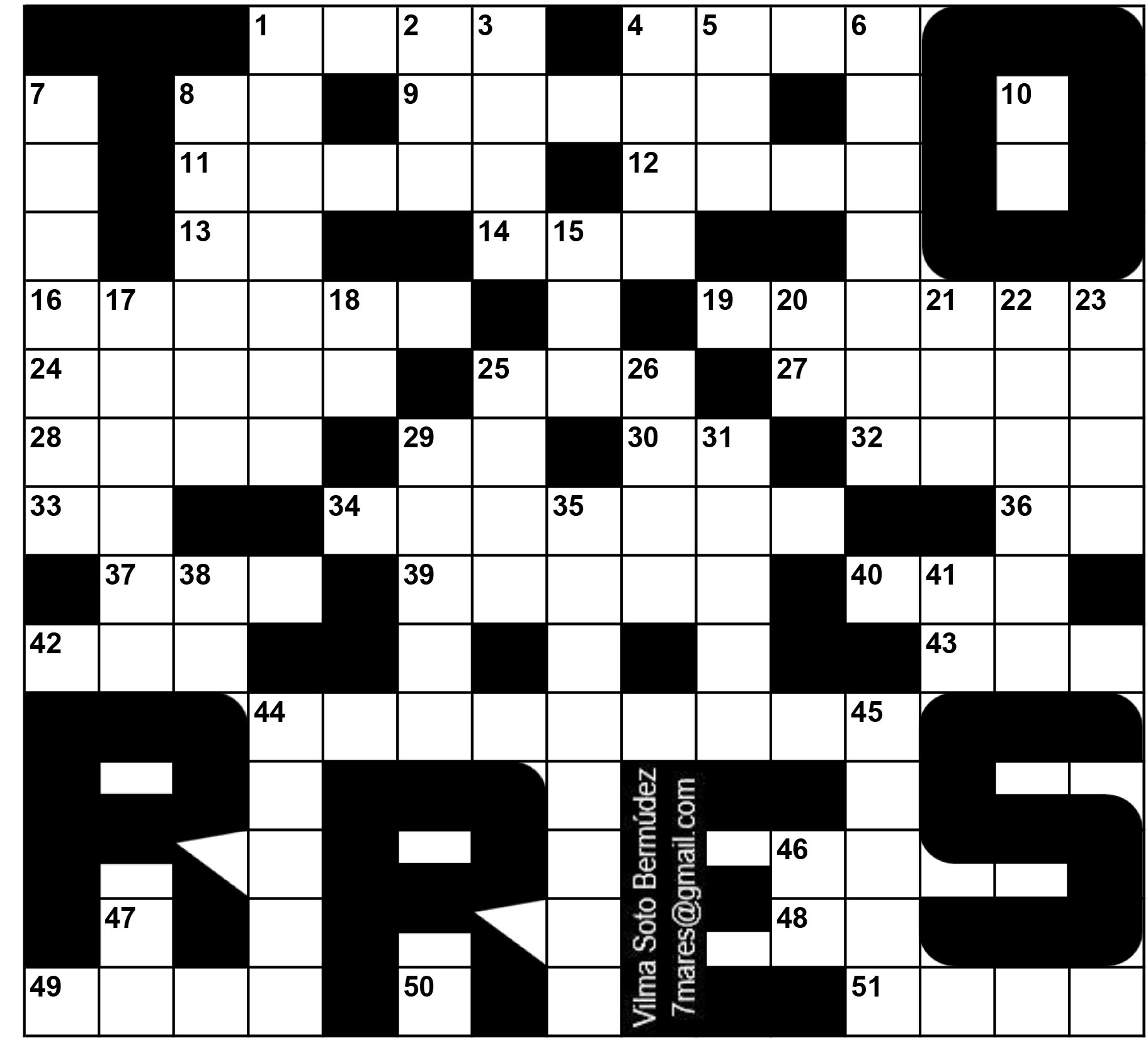 Crucigrama Wichie Torres Claridad