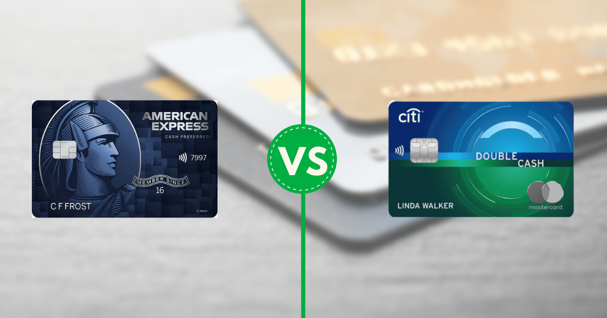 Blue Cash Preferred Card From American Express Vs Citi Double Cash Card 18 Month Bt Offer