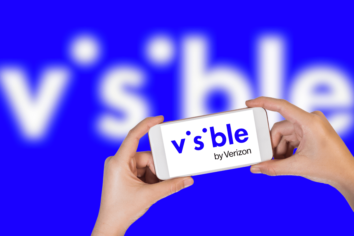 Visible cell phone