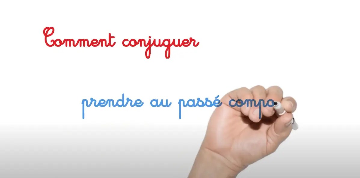 Comment Conjuguer Prendre Au Passe Compose Video Explicative Classe De Fanfan