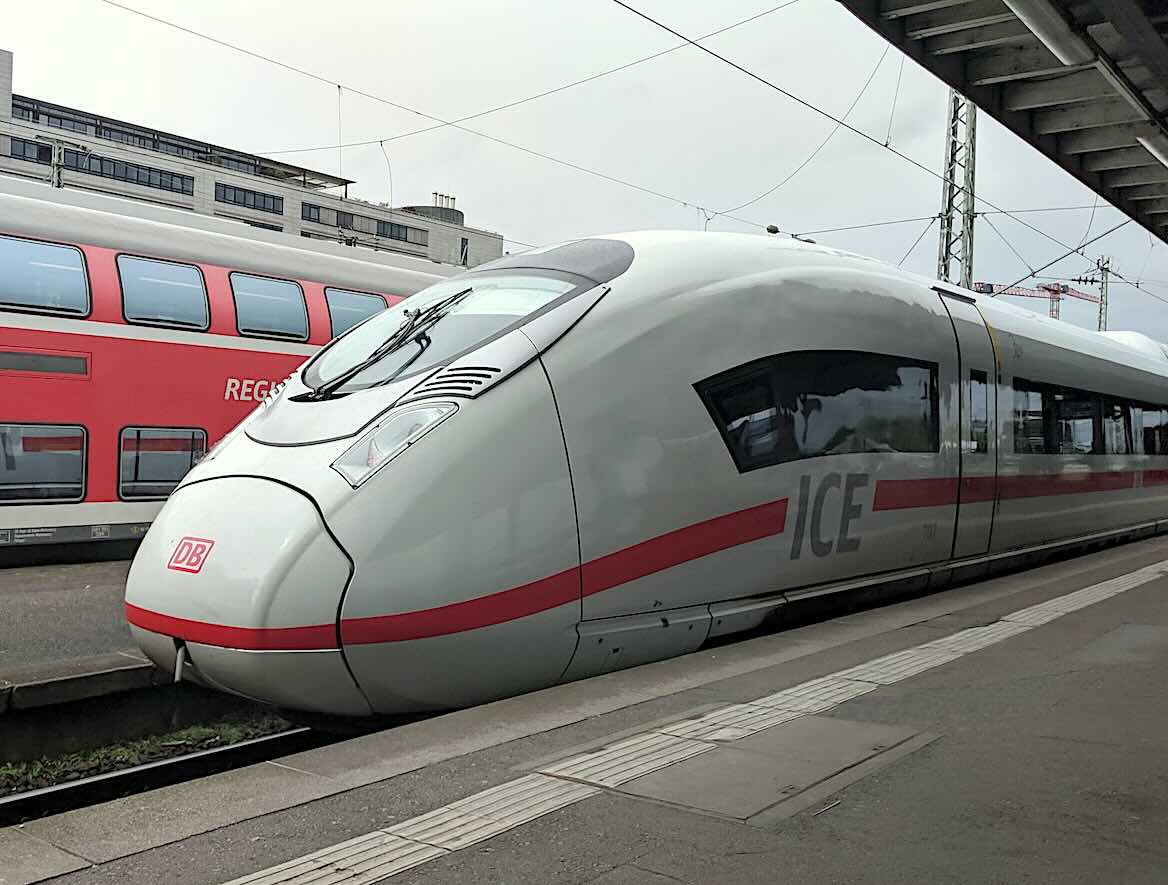 Bullet train in Germany