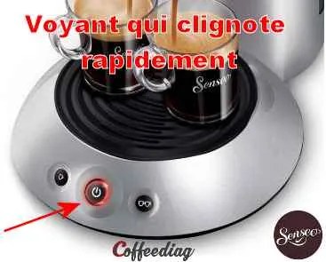Resolu Senseo Touche Du Milieu Qui Clignote Rapidement Coffeediag Com