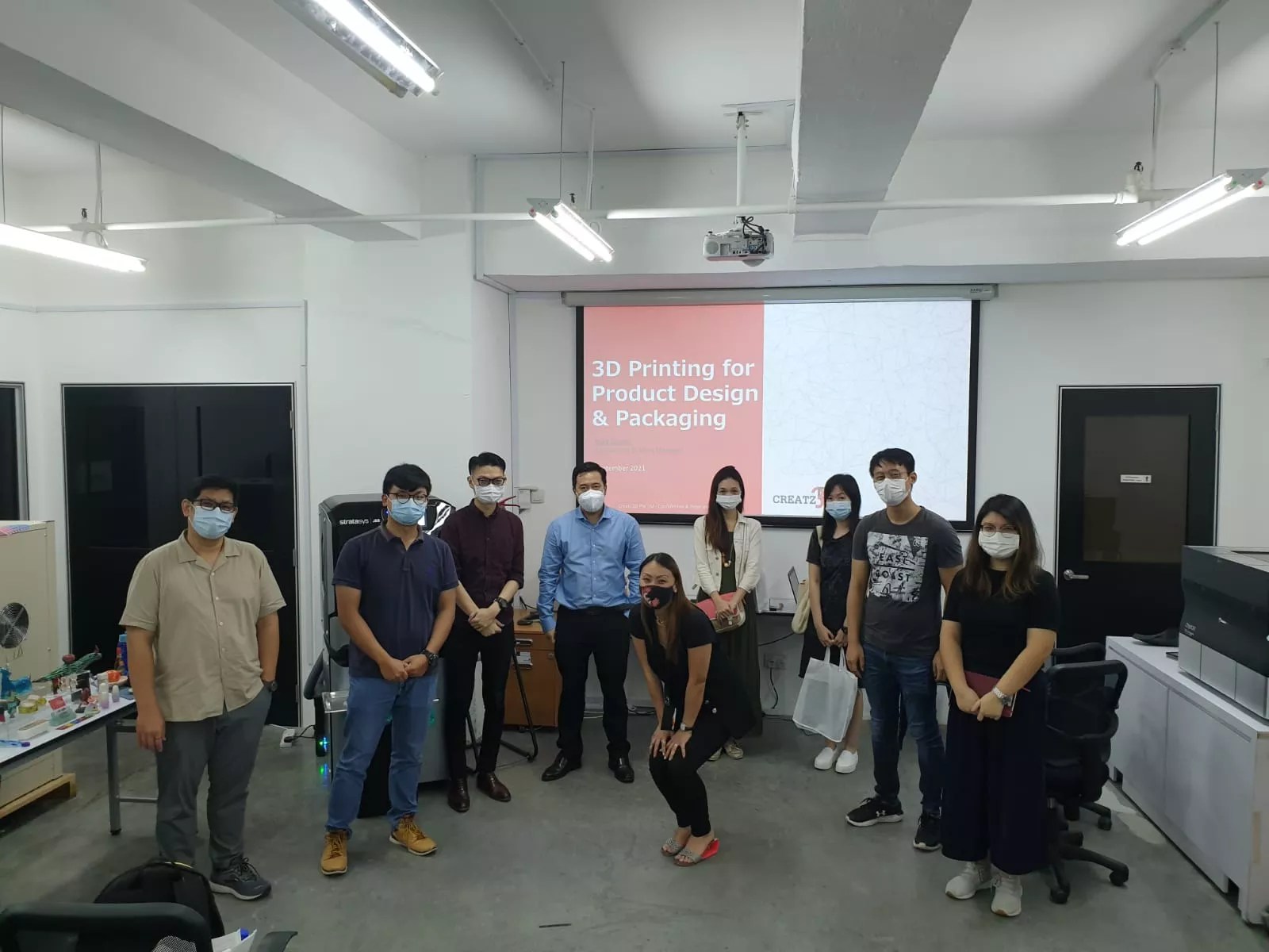 Ms. Sally Chuen, our Sales and Application Manager in a group photo with workshop participants.
