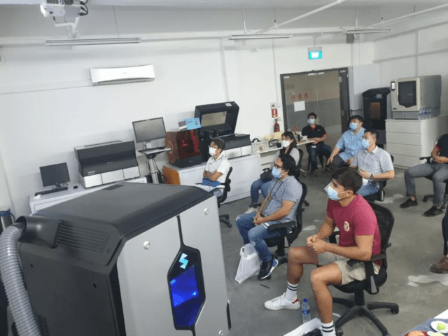 Workshop presentation in progress.