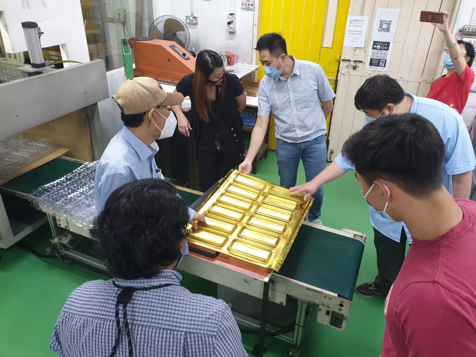 Modern-Pak factory tour.