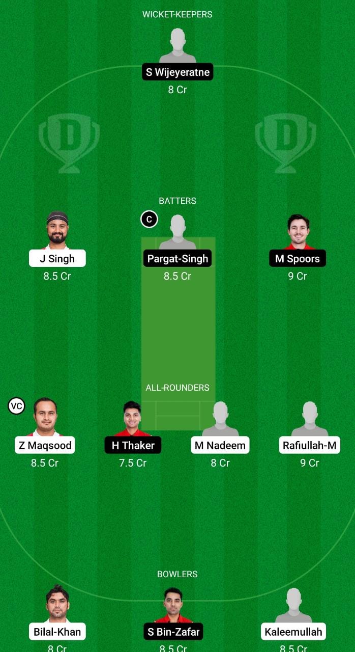 Omn Vs Can Dream11 Prediction Fantasy Cricket Tips Dream11 Team Playing Xi Pitch Report Injury Update Canada Tour Of Oman 3rd Od