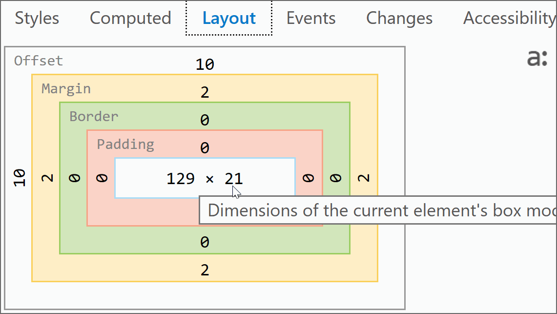 Gif recording showing how changing the font-size on the range input doesn't change its height value in Edge.