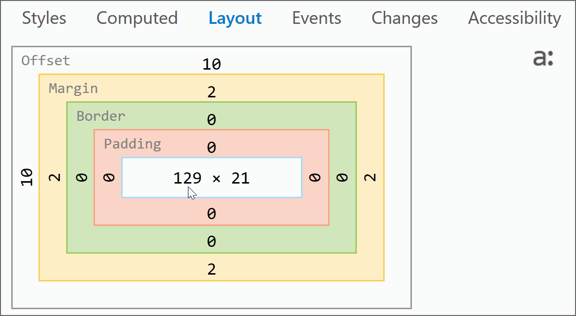 Gif recording showing how changing the font-size on the range input doesn't change its width value in Edge.