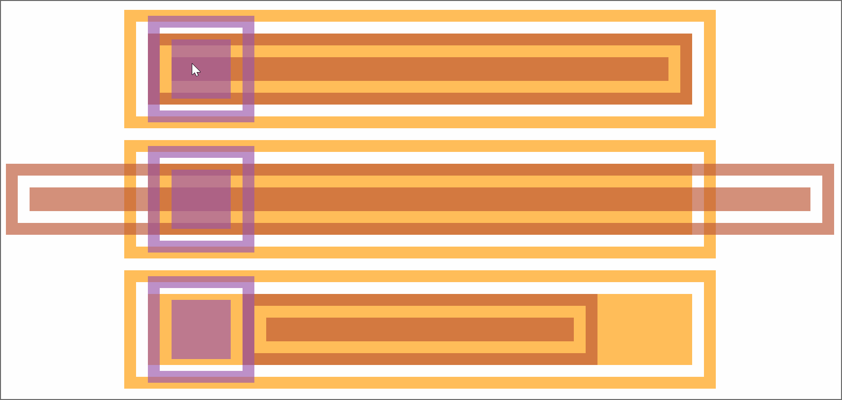Firefox moves the thumb within the left and right limits of the actual range input's content-box.