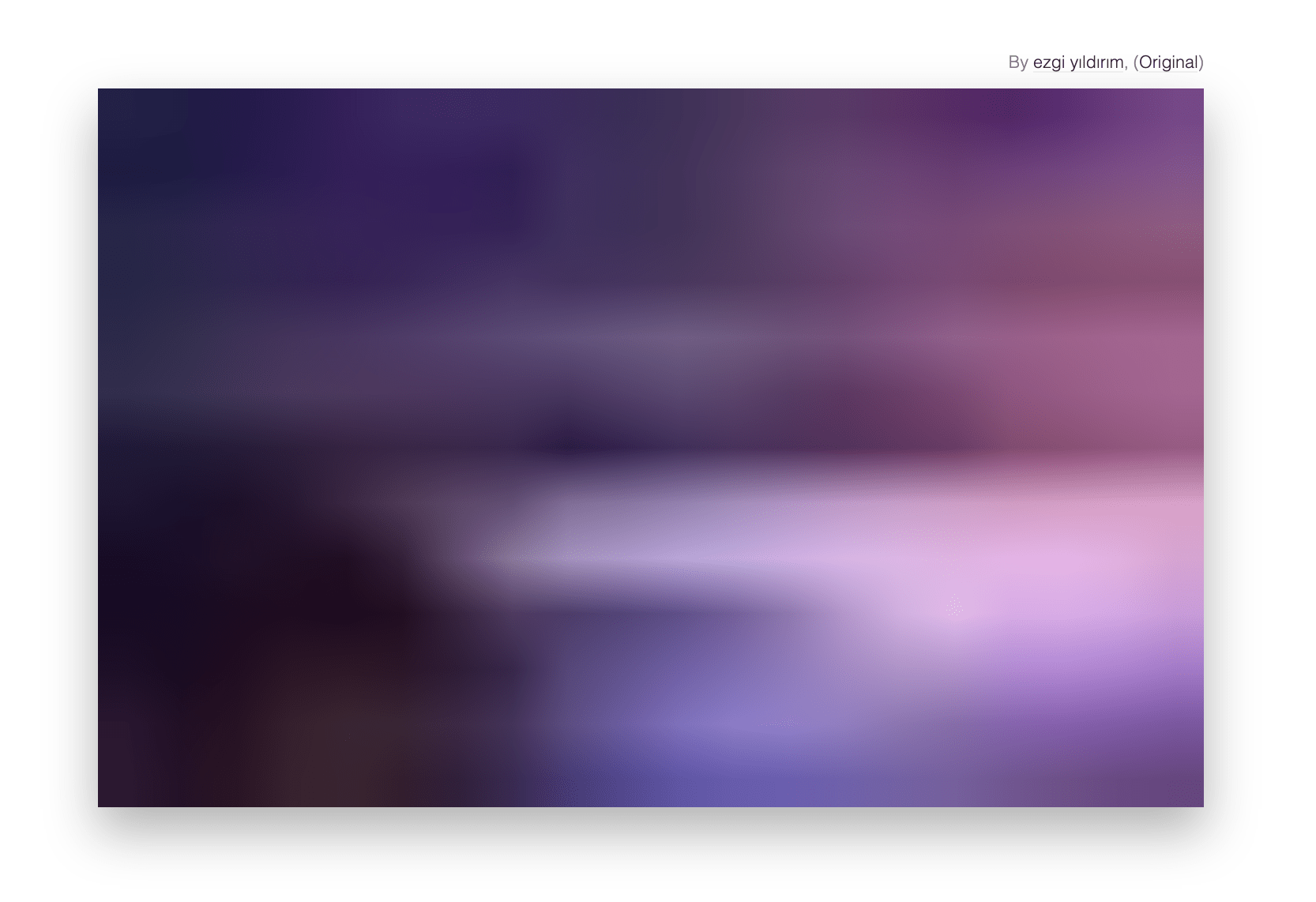 blurred image