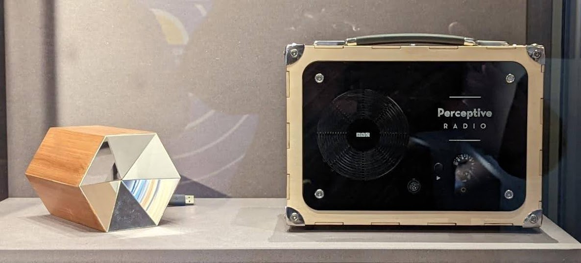 BBC Box and Perceptive Radio side by side