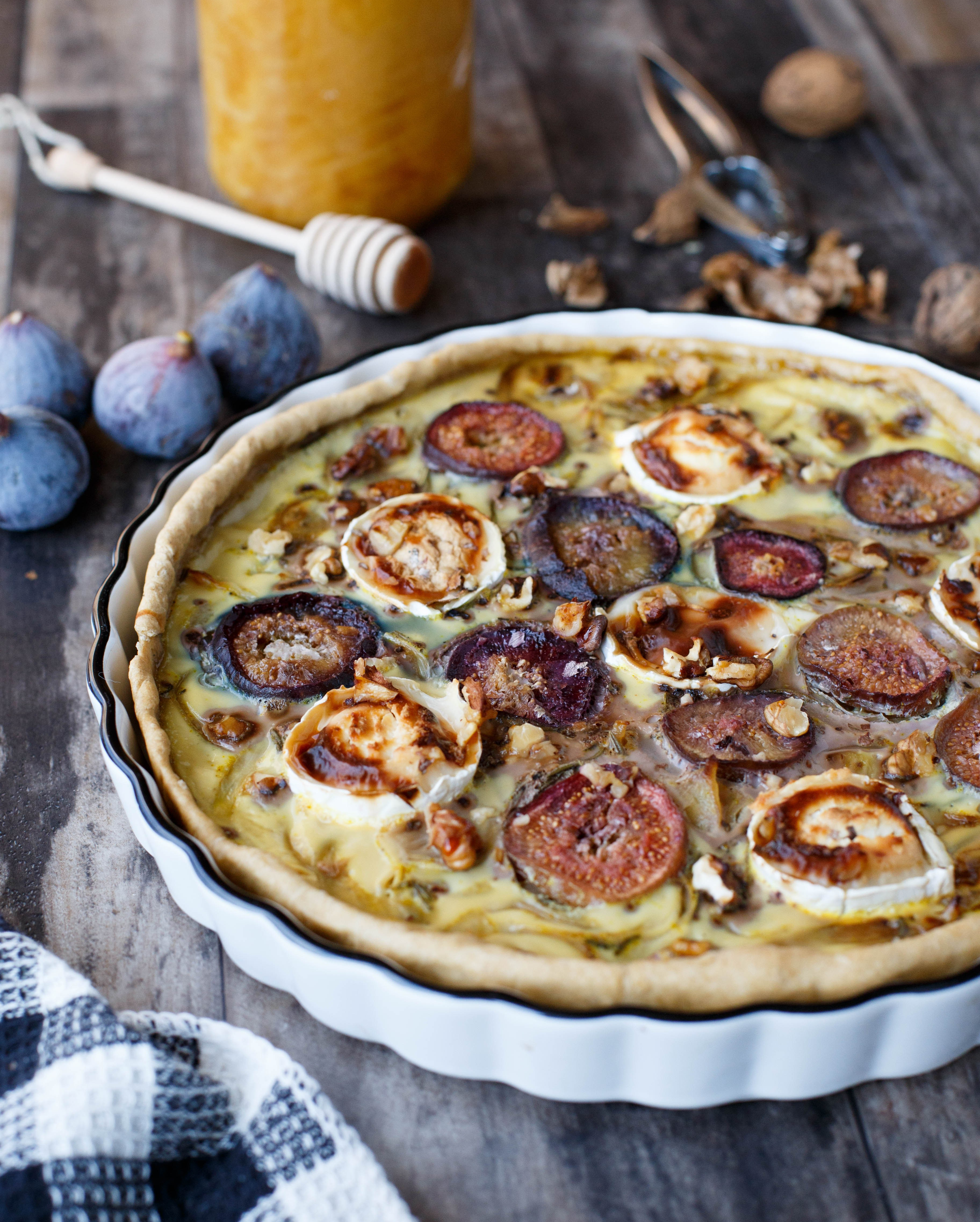 Quiche Au Chevre Figue Noix Et Miel Cuisine Ta Ligne